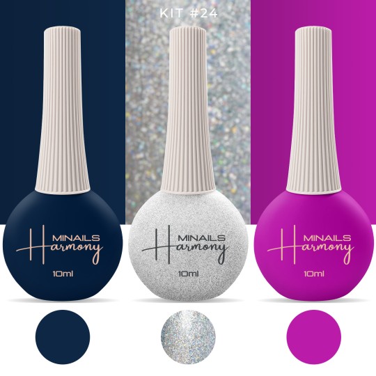 Vernis à ongles semi-permanent Harmony - Kit 24