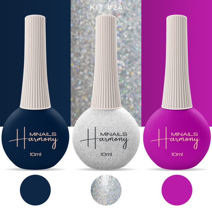 Vernis à ongles semi-permanent Harmony - Kit 24