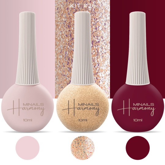 Vernis à ongles semi-permanent Harmony - Kit 26