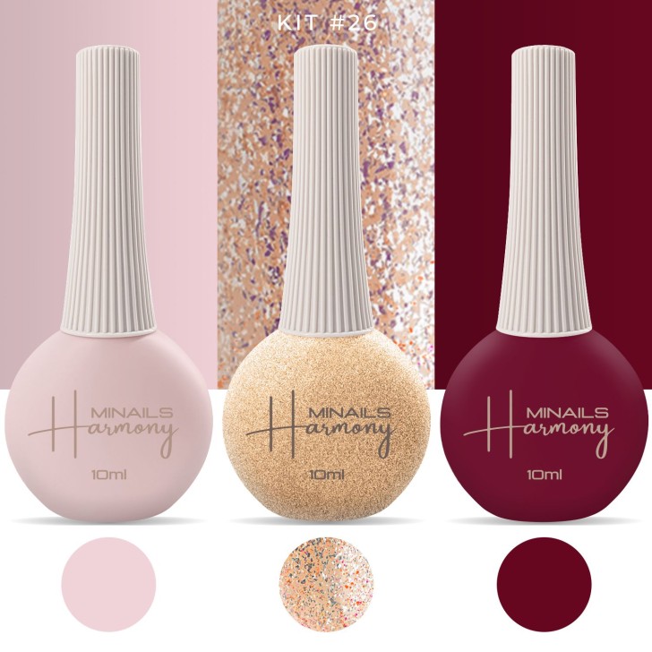 Harmony Semi-Permanent Nail Polish - Kit 26