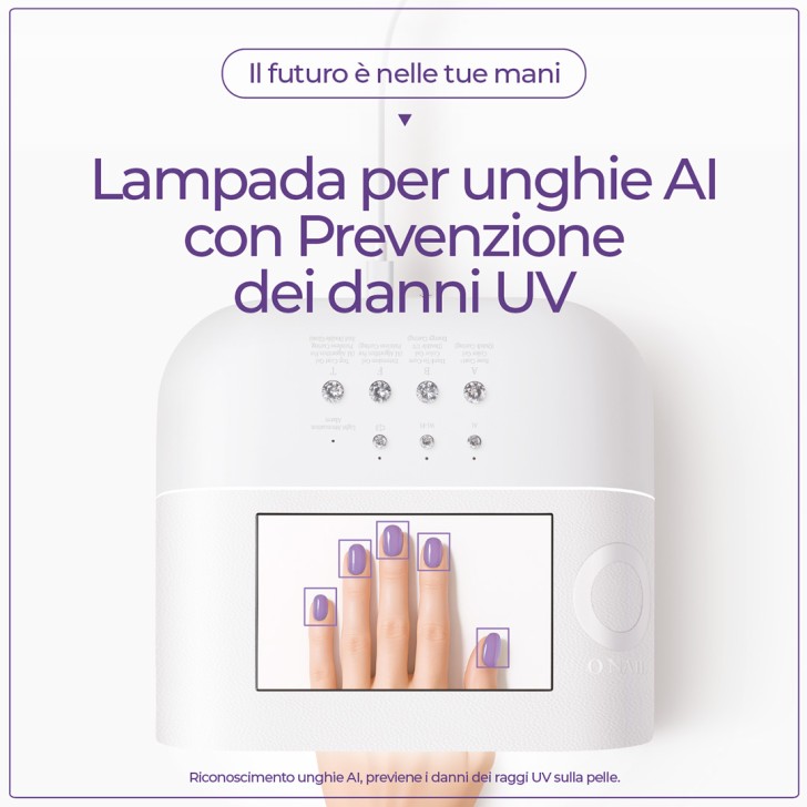 ONAIL AI Uv led Lamp with Live Display and Integrated Camera