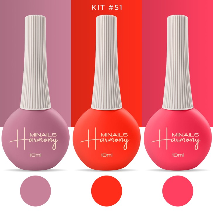 Vernis à ongles semi-permanent Harmony - Kit 51