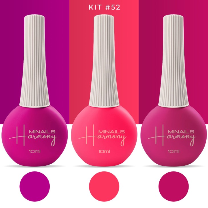 Harmony Semi-Permanent Nail Polish - Kit 52