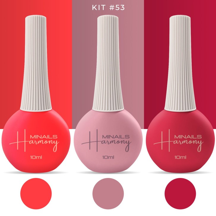 Harmony Semi-Permanent Nail Polish - Kit 53