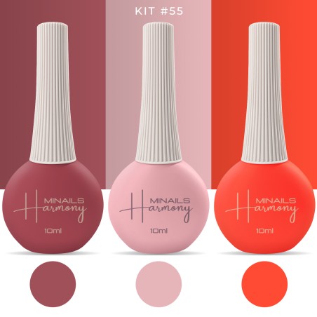 Harmony Semi-Permanent Nail Polish - Kit 55