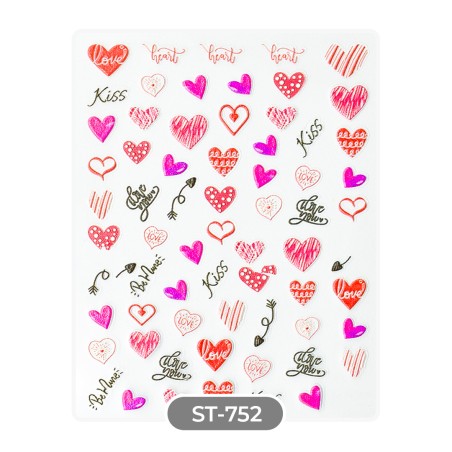 STICKERS ADESIVI SAN VALENTINO - ST752