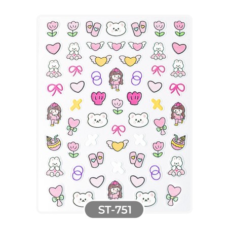 STICKERS AUTOCOLLANTS SAINT-VALENTIN - ST751