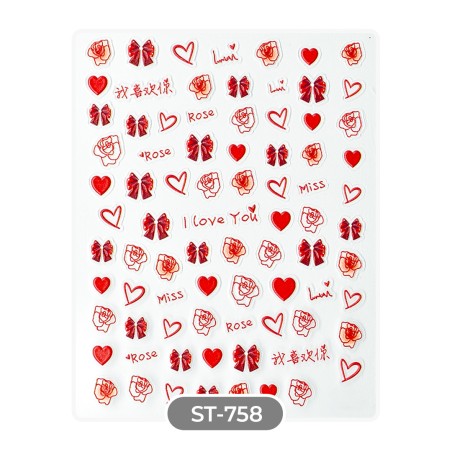 VALENTINE'S DAY STICKERS - ST758