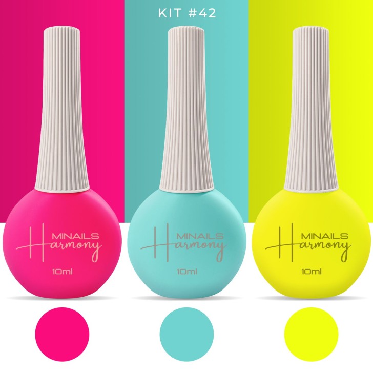 Esmalte de uñas semipermanente Harmony - Kit 42