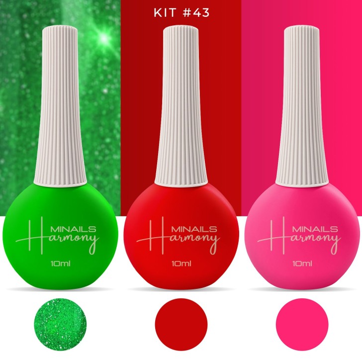 Harmony Semi-Permanent Nail Polish - Kit 43