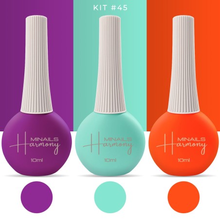 Esmalte de uñas semipermanente Harmony - Kit 45