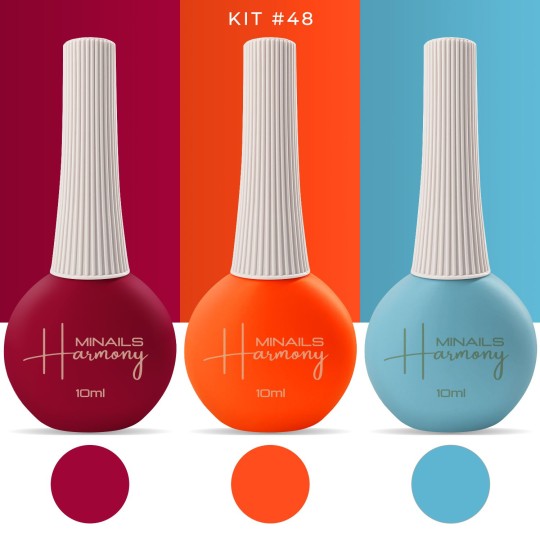 Vernis à ongles semi-permanent Harmony - Kit 48