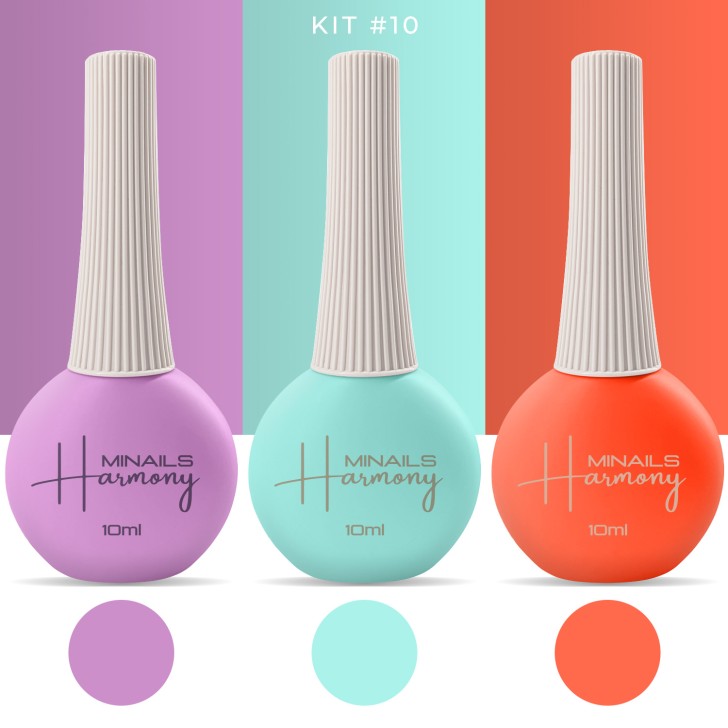 Vernis à ongles semi-permanent Harmony - Kit 10