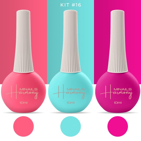 Vernis à ongles semi-permanent Harmony - Kit 16