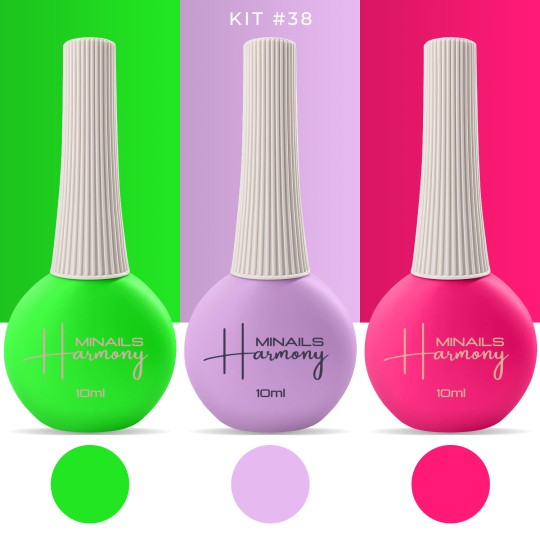Harmony Semi-Permanent Nail Polish - Kit 38