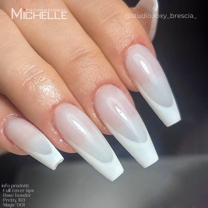 Fullcover Tips In Gel Ballerina - Trasparenti