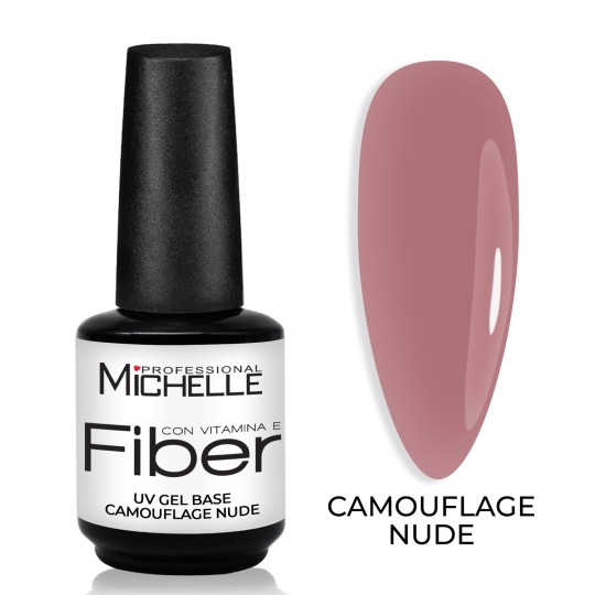 GEL BASE FIBER - CAMOUFLAGE NUDE