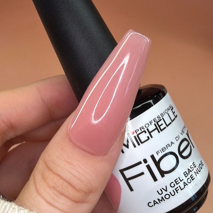 GEL BASE FIBER - CAMOUFLAGE NUDE