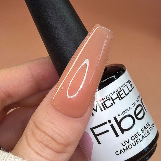 GEL BASE FIBER - CAMOUFLAGE PINK 2
