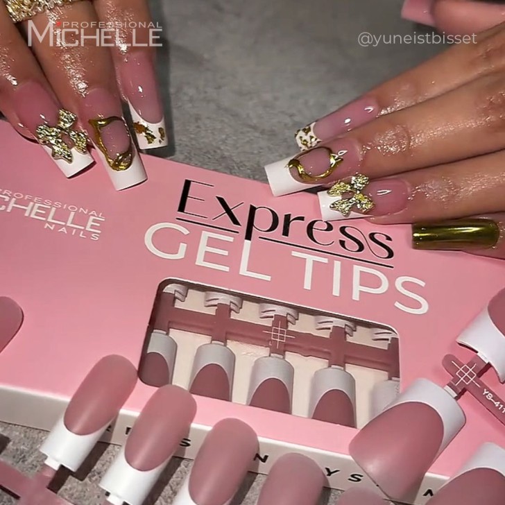 EXPRESS GEL TIPS 120PZ - 14 Natural French