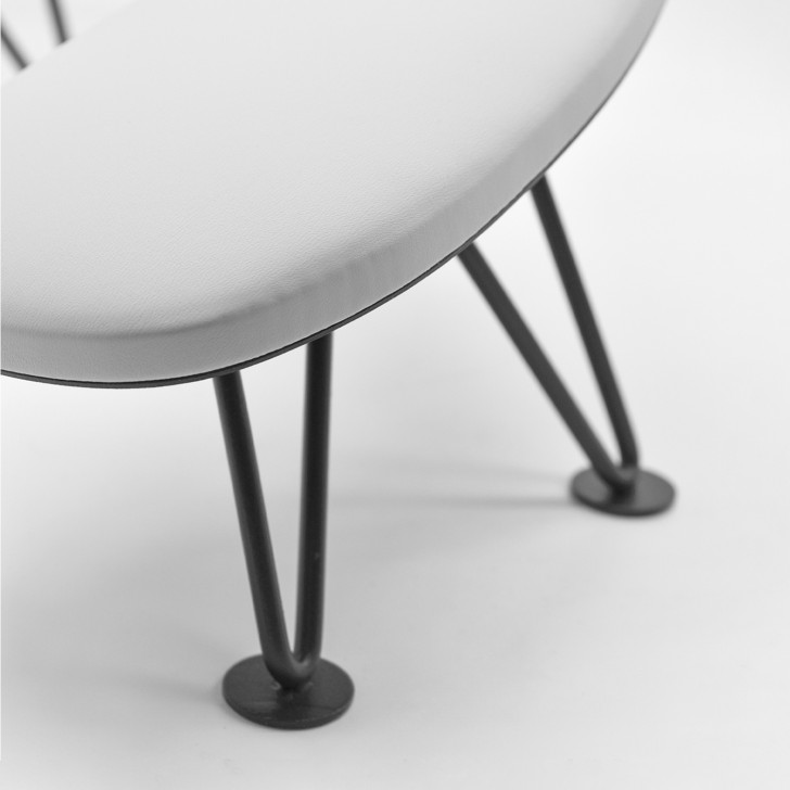 M-SHAPED INCLINED HAND REST SUPPORT - White