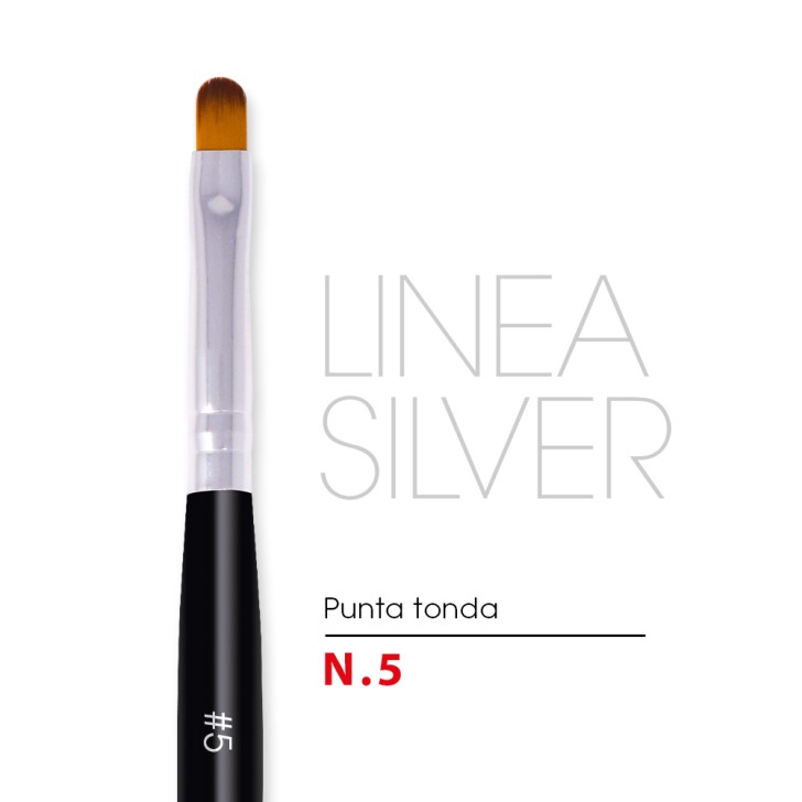 Round Tip Brush No. 5 - Silver Line