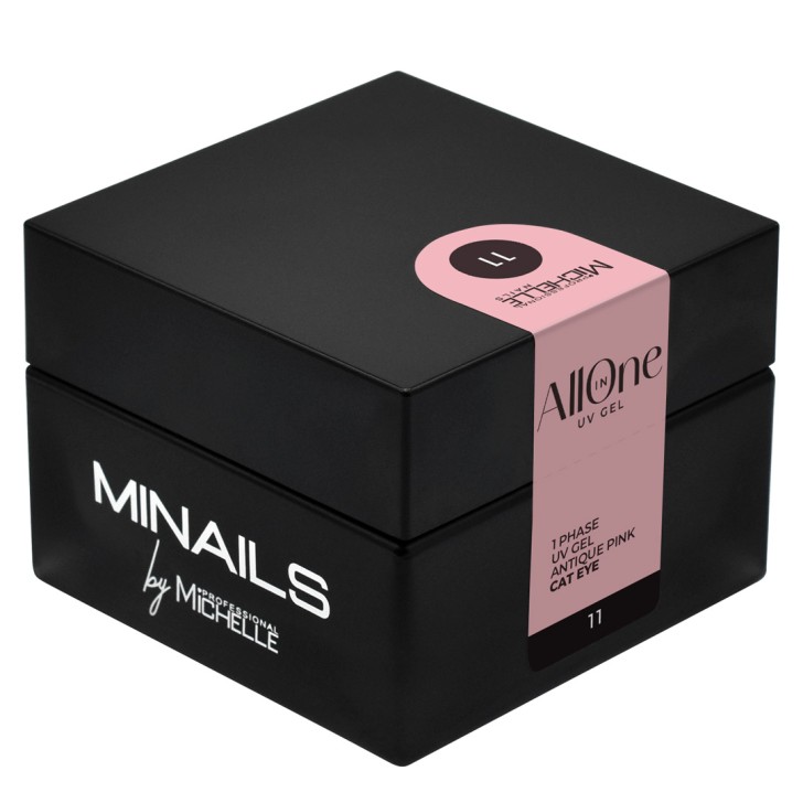 Gel AUTONIVELANTE MONOFÁSICO All in one - 11 ROSA Antique Pink Cat eye