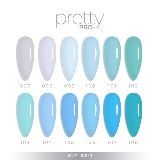 Pretty Pro SEMI-PERMANENT Kit - 3 2