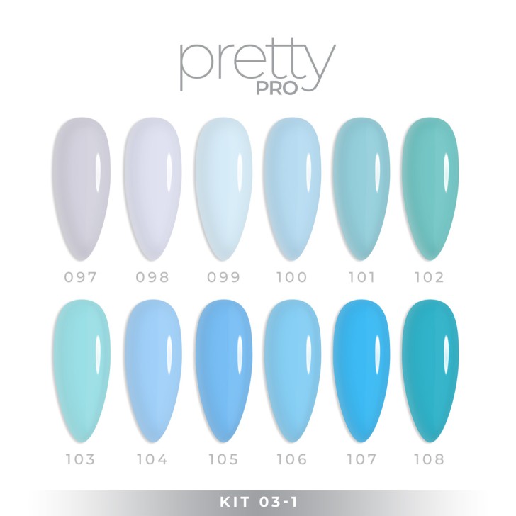KIT PRETTY PRO SEMIPERMANENTE - 3