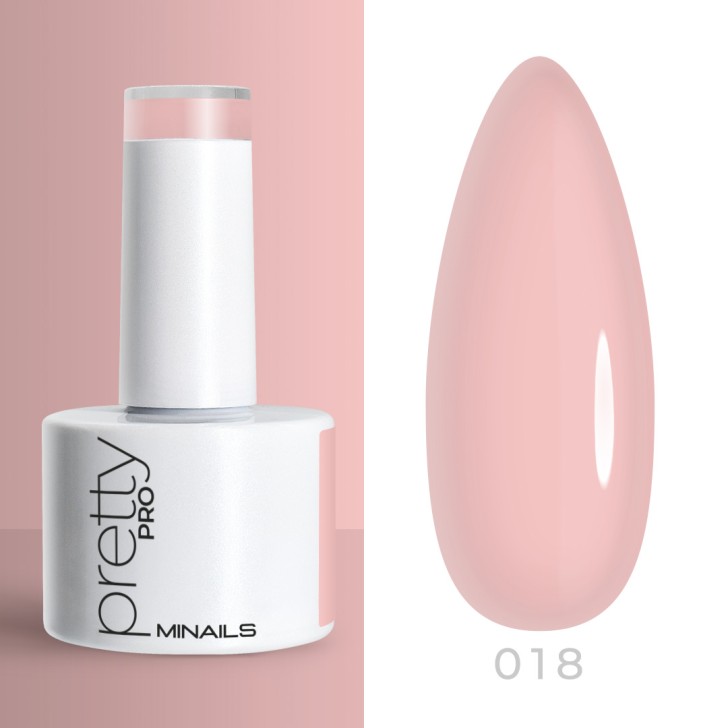 Colour semipermanente Gel Pretty Pro - 018