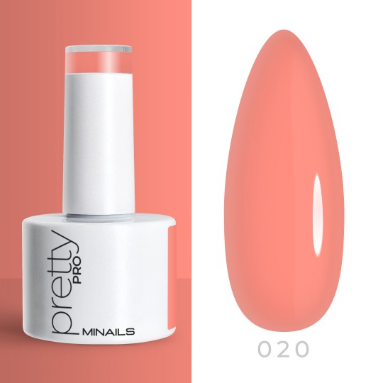 Colour semipermanente Gel Pretty Pro - 020