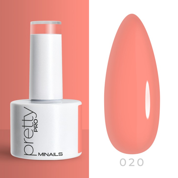 Colour semipermanente Gel Pretty Pro - 020