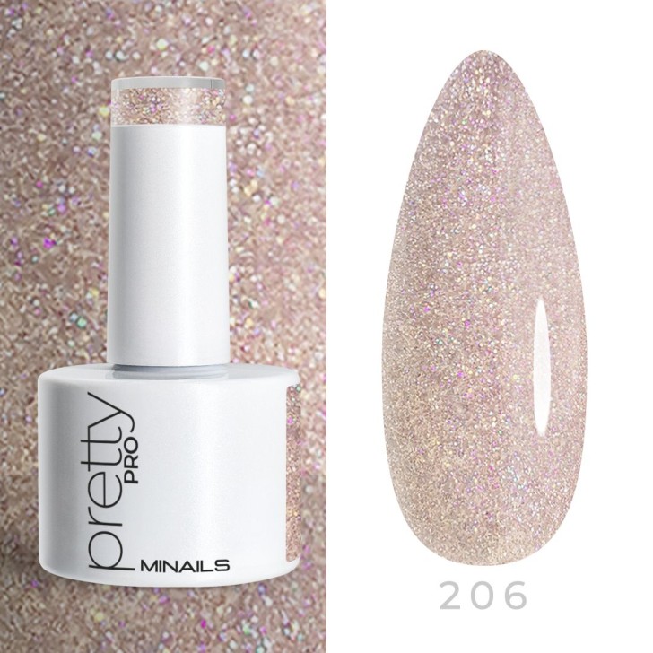 Colour semi-permanente Gel Pretty Pro - 206