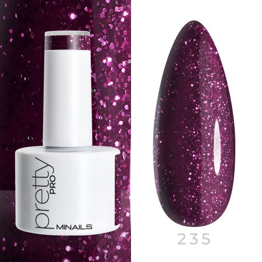 Colour semi-permanente Gel Pretty Pro - 235