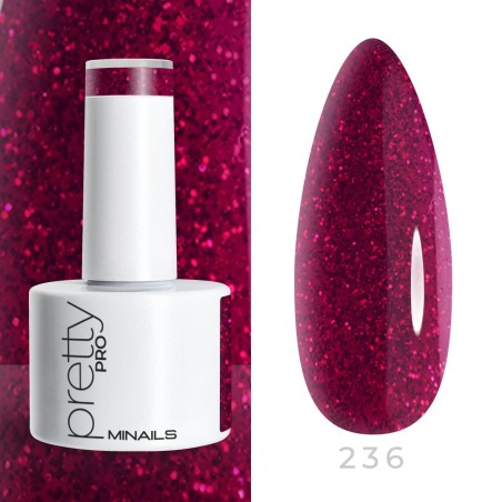 Colour semi-permanente Gel Pretty Pro - 236