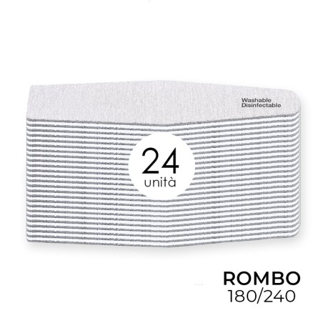 Lima romboidal lavable de alta abrasión de 24x - Double face 180/240