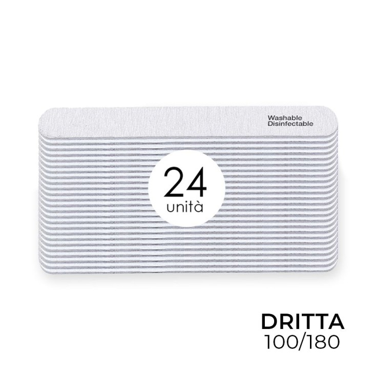 LIME DROITE LAVABLE HAUTE ABRASION 24X - Double face 100/180
