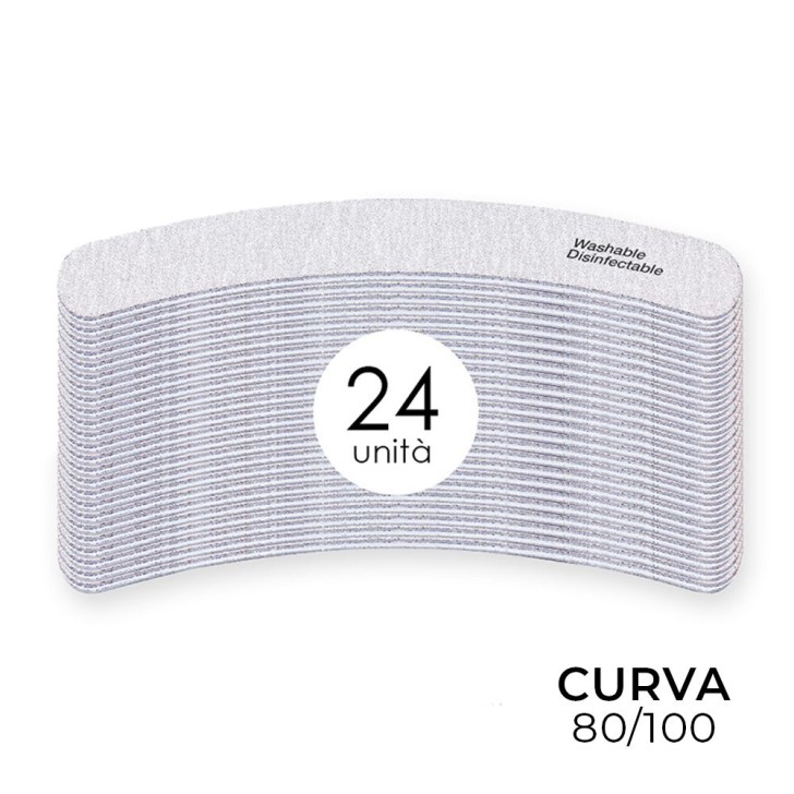Lima curva lavable de 24x de alta abrasión - Double face 80/100