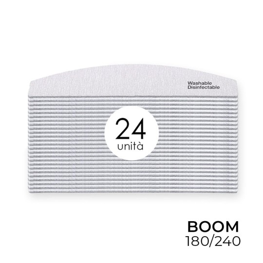24x Boomerang WASHABLE HIGH ABRASIVE FILE - Double face 180/240