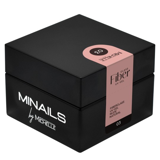 Gel de construction Fiberglass avec fibre de verre - 03 Nude natural 2