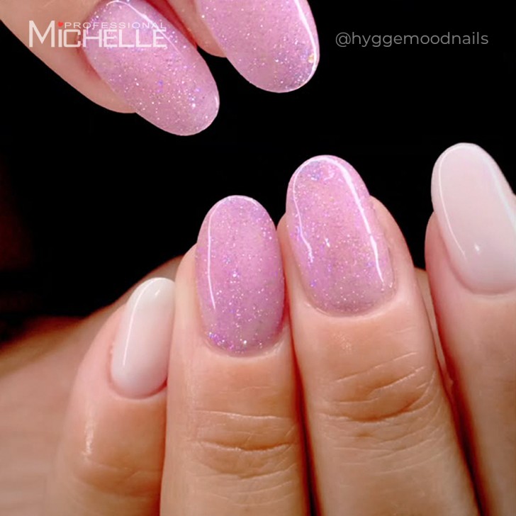 Smalto Disco Glitter Semipermanente - Pink Violet 11
