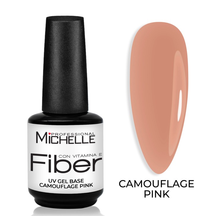 GEL BASE FIBER - CAMOUFLAGE PINK