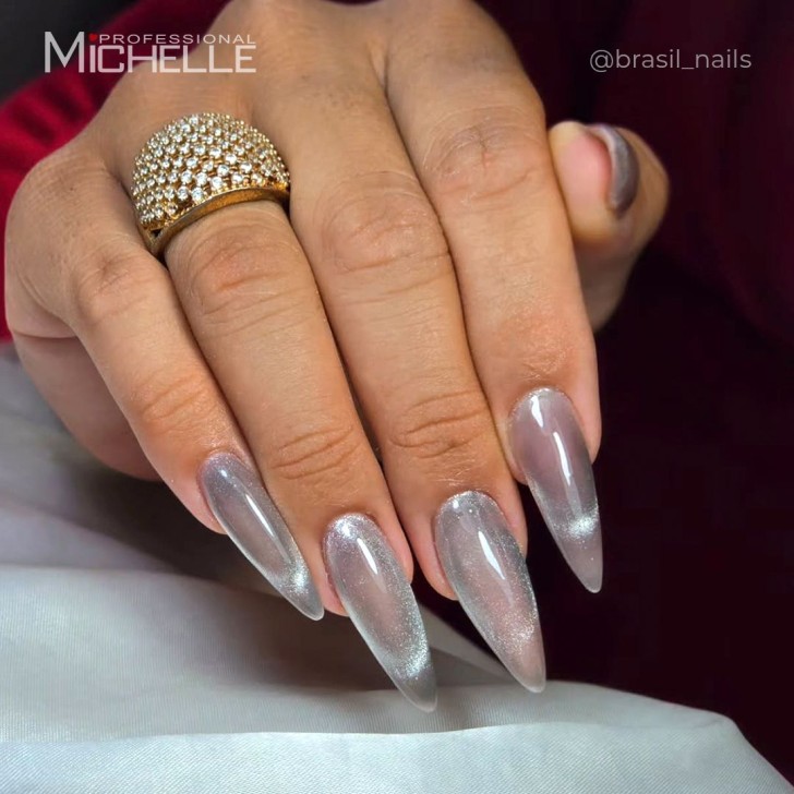 5D Ice Cat Eye - 25 Argento Silver