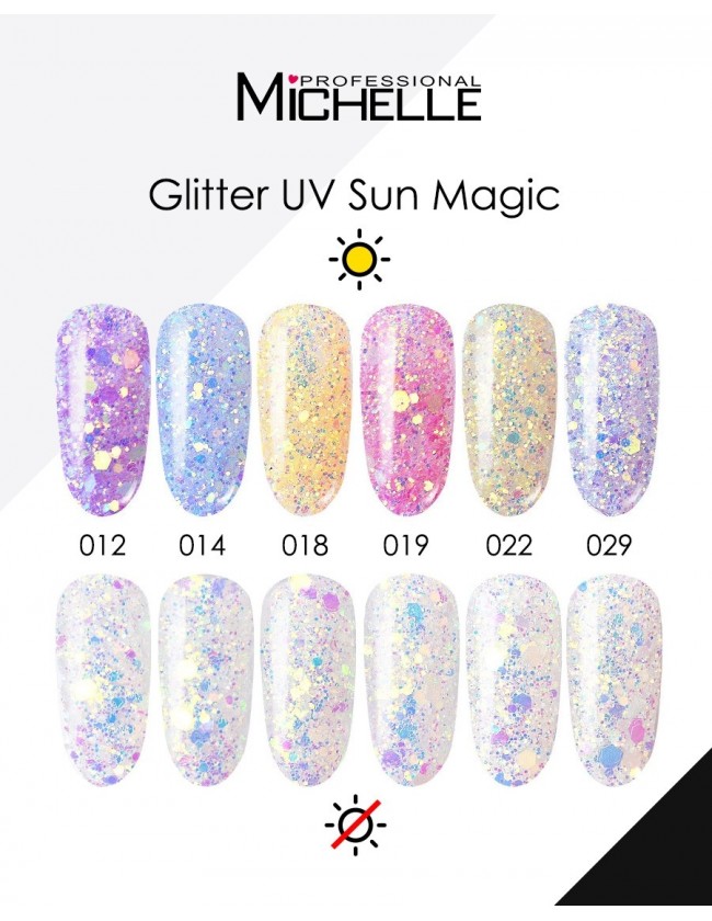 Nail art e decorazioni per unghie: Glitter UV SUN MAGIC - GV018 GLITTER E PAILLETTES