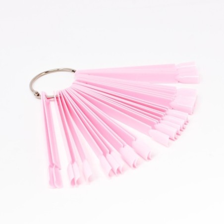 Accessori per unghie Espositore Tips ad Anello Rosa Basic - 30pz Uso professionale nails