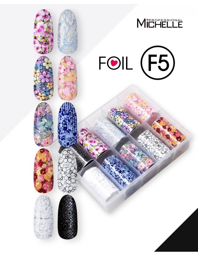 Nail art e decorazioni per unghie: Transfer Foil F5 FOIL- DECORAZIONI- FILI
