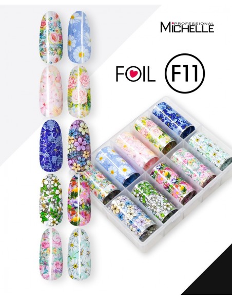 Nail art e decorazioni per unghie: Transfer Foil F11 FOIL- DECORAZIONI- FILI