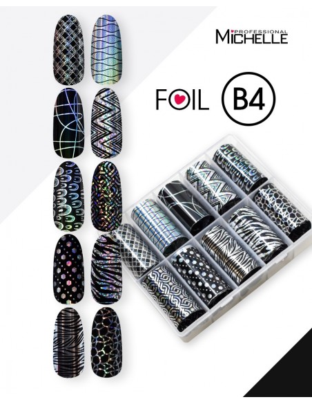 Nail art e decorazioni per unghie: Transfer Foil B4 FOIL- DECORAZIONI- FILI