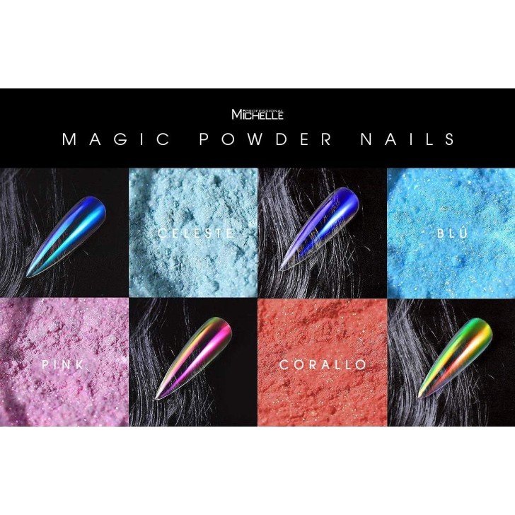 Nail art and nail decorations: Pigment Magic Powder - Pink POWDERS - PIGMENTS