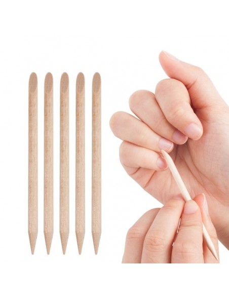 Accessori per unghie Spingi cuticole BASTONCINI di Legno Professionale – 20pz Uso professionale nails
